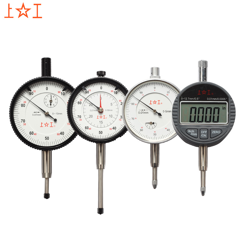 上工 百分表电子数显百分表大量程百分表机械百分表指针式指示表