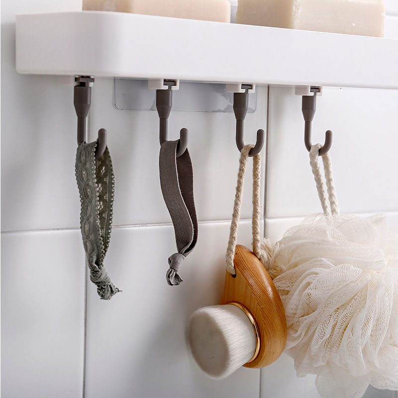 Caja de jabón inconsútil hogar caja de color baño cocina rack almacenamiento ponche-libre magia pegatina ponche-caja de jabón libre