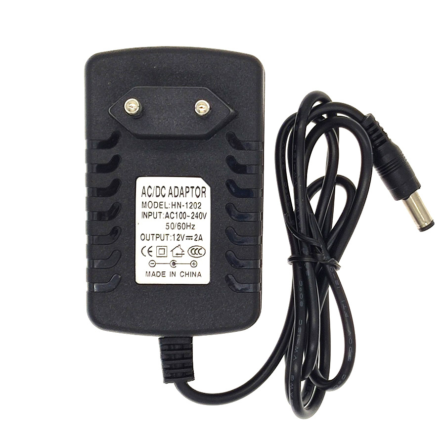 12V2A欧规规电源适配器 打卡机/LED灯条灯带 安防监控开关电源