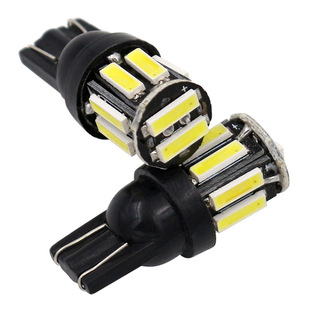 T10 7020 10SMD с светодиодной светодиодной лампой с белой доской W5W 10