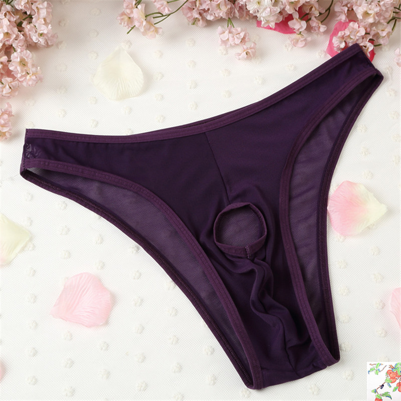 Intimo sexy uomo string t-back slip trasparente_voghion.com