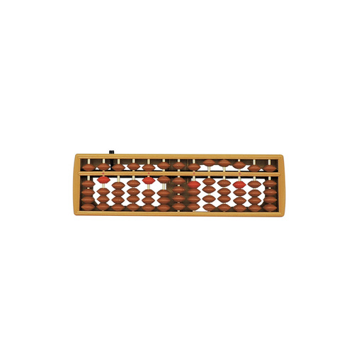 13-digit 5-bead abacus with clearing device, abacus for primary school students to practice mental arithmetic, direct sale of children's abacus