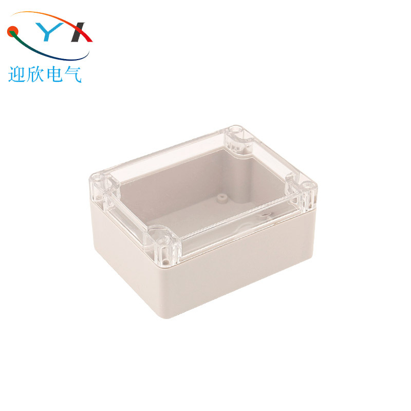 115*90*55mm透明盖电表分线盒 监控防水盒塑料电源仪表户外分线盒