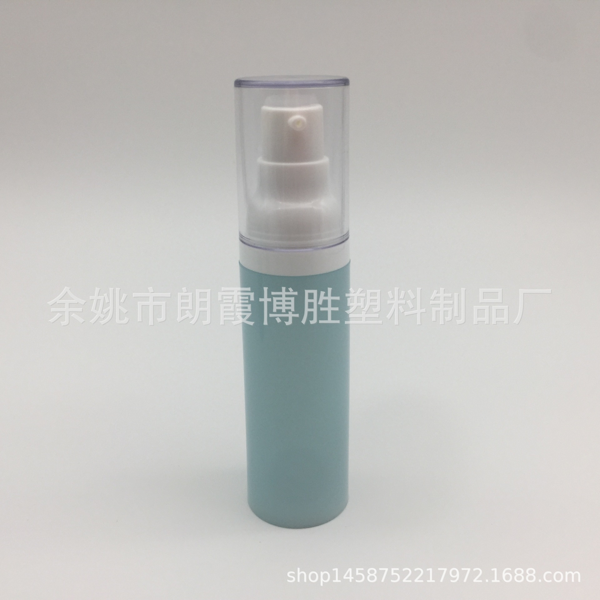 30ML台式真空瓶高档PP乳液精华瓶化妆品分装瓶按压式塑料瓶AS罩