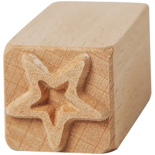 Ceramic wooden texture seal 16-piece set solid wood cartoon mooncake printing creative tools pottery clay mold seal