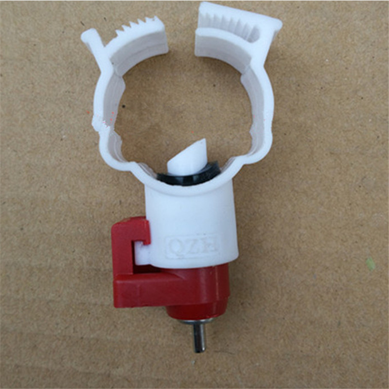 Bola de acero automático bebedor para la alimentación de pollo tarjeta válvula de bola pezón bebedor de pollo alimentación de agua automática