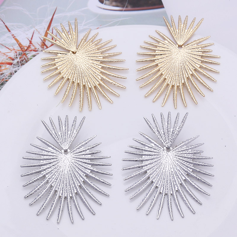 1 Pair Quantity Street Occasion 1 Pair Exaggerated Geometric Plating Alloy Drop Earrings