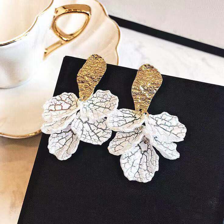 Flower Long Earrings