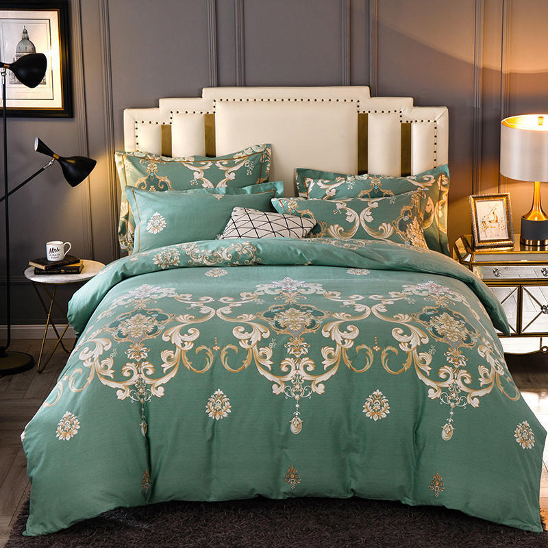 Firs Home textiles Cotton Brushed The bed Supplies Four piece suit 1.5/1.8m thickening Autumn and winter sheet Quilt cover wholesale