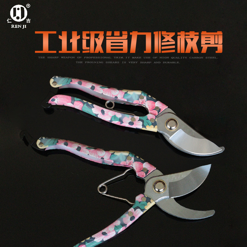 仁吉牌蓝柄花剪 修枝剪 花艺剪 花草专用剪 DUTY牌