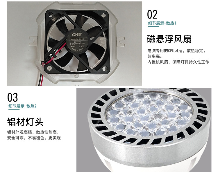 厂家热销PAR30射灯满天星款30W45W帕灯