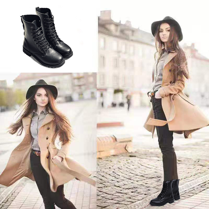 Bottes femme en PU artificiel - Ref 3354881 Image 1