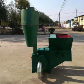 多功能锤片秸秆饲料粉碎机 玉米秸秆 玉米芯粉碎机打糠机图片