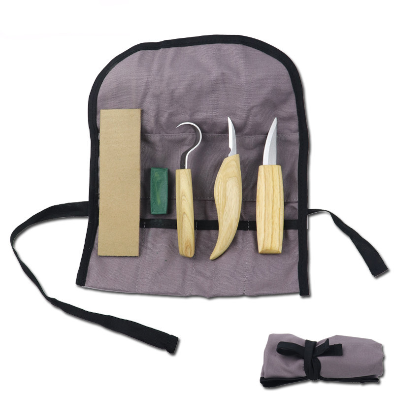 木工雕刻刀 不锈钢削木刀 挖勺子刀手工刻刀美工刀木工雕刻工具