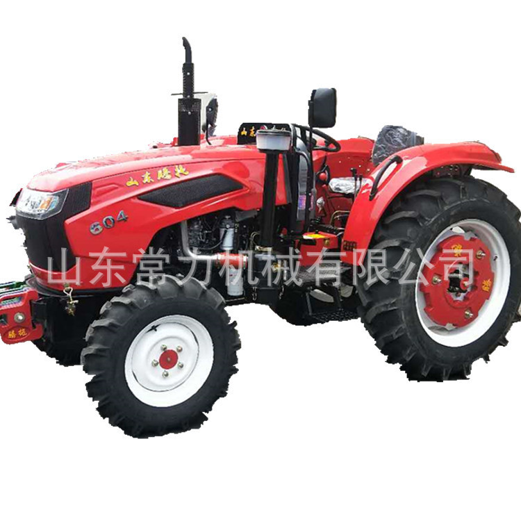 爬坡性能稳定四驱拖拉机 中型东方红强动力拖拉机 504旋耕机报价