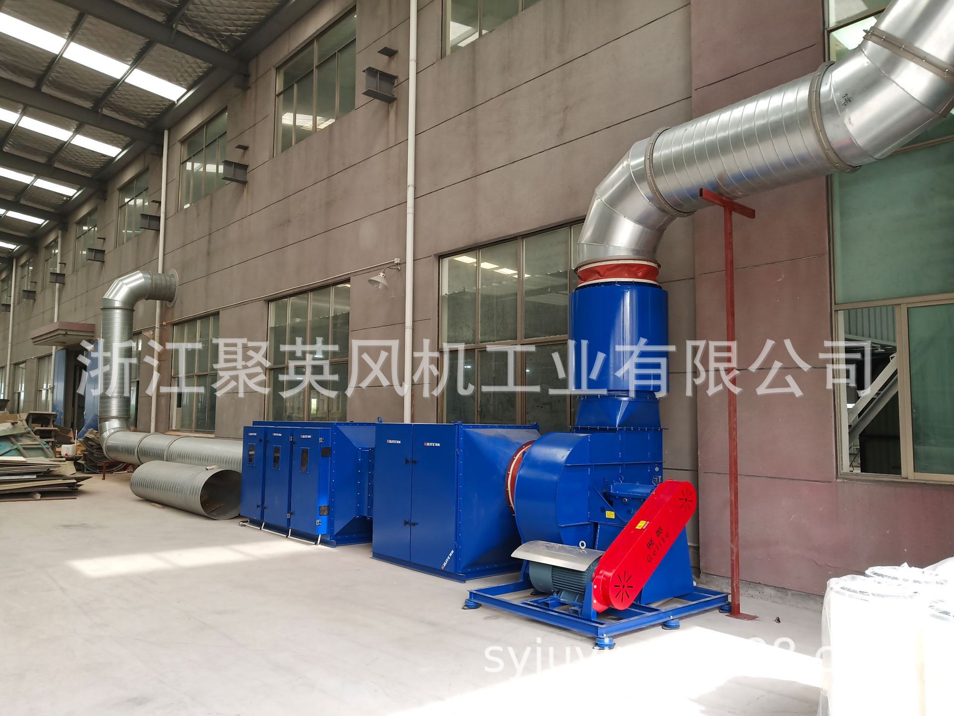 浙江某冷却塔产家喷漆车间废气治理工程 UV光氧催化 活性炭净化器