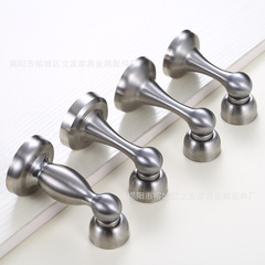 304 stainless steel strong magnetic door suction bathroom wall-mounted door stop door blocker bedroom room door silent strong magnetic floor suction