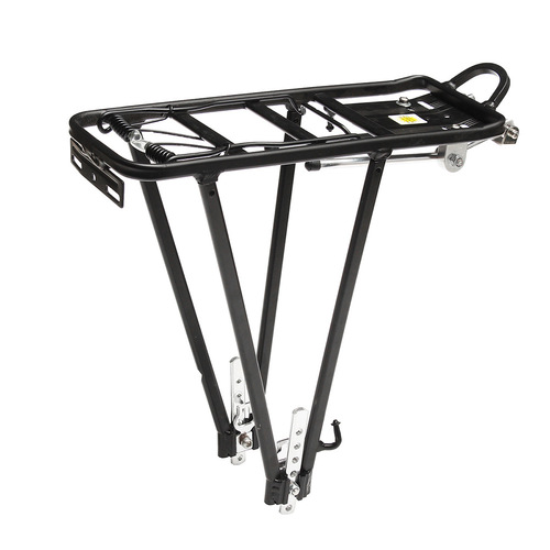 Mountain bike aluminum alloy V brake/disc brake rear rack luggage rack can carry people rear clothes rack riding supplies