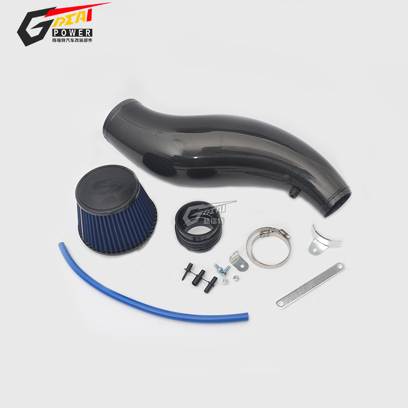 改装汽配碳纤维空滤进气管 进气肥肠 适用于改装本田思域EKEG