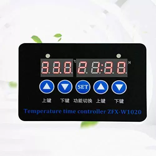 W1020 регулятор времени температуры цифровой дисплей микрокомпьютер интеллектуальный переключатель термостата с регулируемым Контролем времени