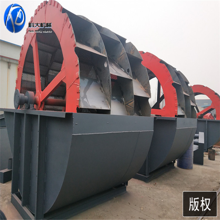 现货供应轮式洗砂设备 水洗沙生产线 洗砂机厂家定做