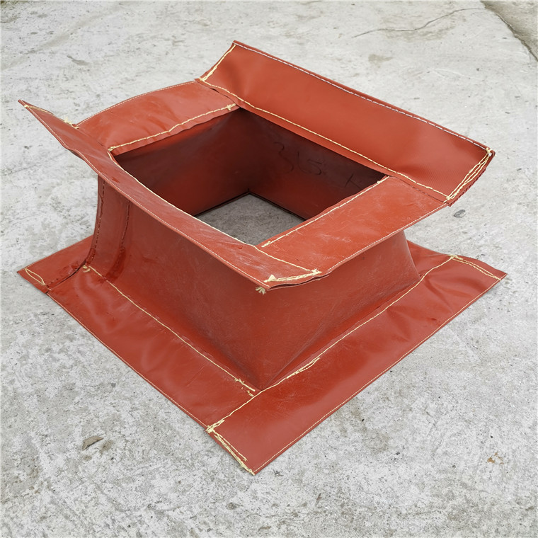 厂家供应 引风机出口围带 耐热环境 阻燃防火 耐高温风口软接头