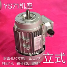 厂家直销上海瑞顺三异步电动机YS7132/750W 380V 铜线铝壳