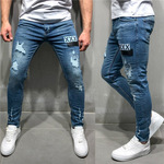 Джинсы с молнией, джинсовый значок, европейский стиль