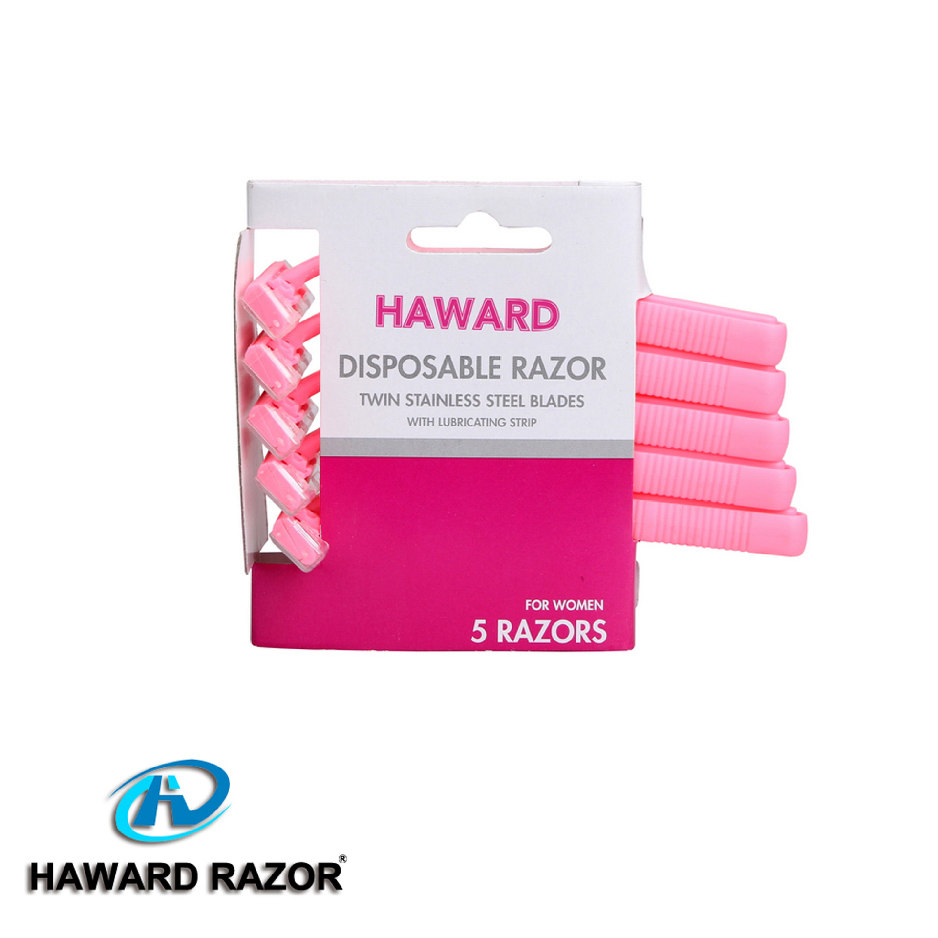 厂家批发 两层不锈钢刀片 润滑条 一次性手动刮毛刀 手动剃须刀