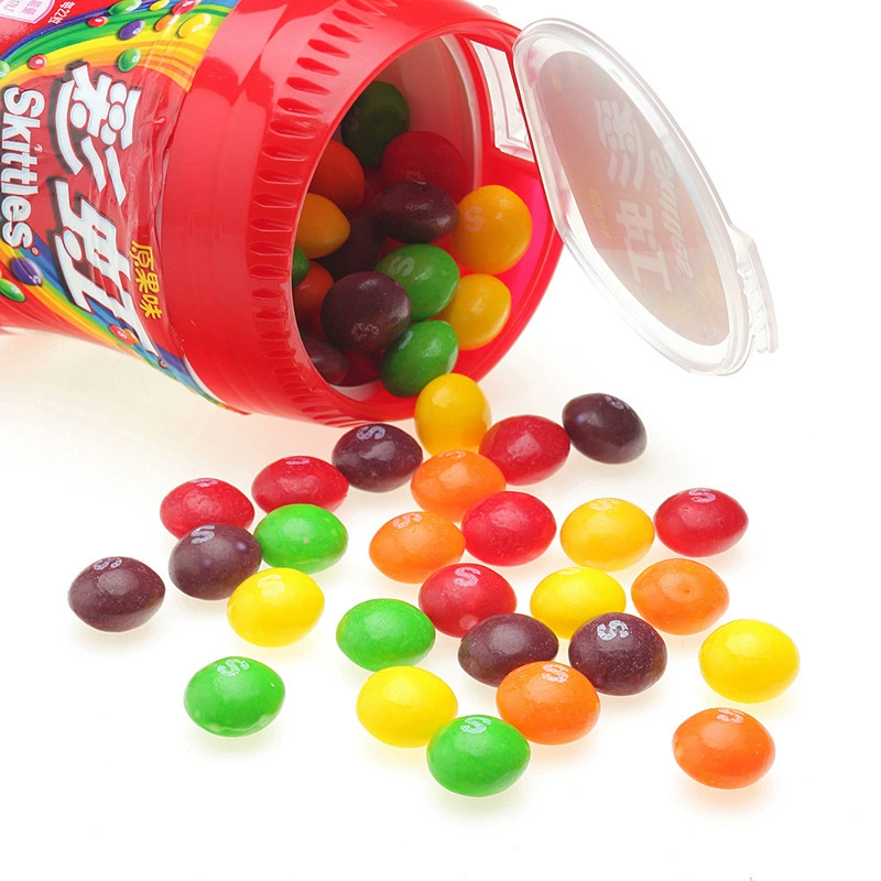 Конфеты (Skittles Wrigley) 120 г бутылка, ассорти фруктовых вкусов, большой перекус