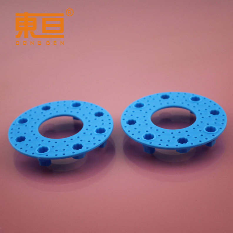 ZKY75122A蓝  中空圆  配有TT槽  八角孔  科技积木零件1911
