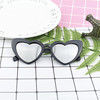 Cute trend sunglasses heart shaped, glasses heart-shaped solar-powered, suitable for import, European style