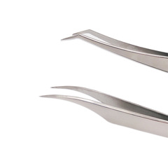 New Stainless Steel Eyelash Grafting Tweezers: Instantly Flared, Lengthened Tweezers with Dolphin-Shape Design – Versatile Grafting Tweezers