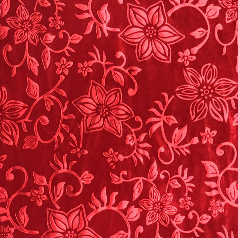 来样批发3D压花韩国绒四方立绒金钻绒 多花型供应旗袍面料