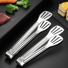 304 stainless steel food tongs, barbecue tongs, fried steak tongs, baked bread tongs, self-service fast food tongs, stir-fried vegetable tongs
