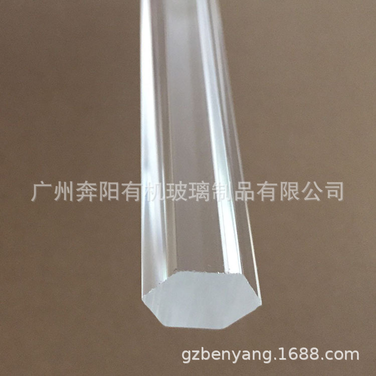 窗帘家用亚克力六角棒 圆形压克力六角棒 灯具配件亚克力六边棒