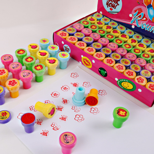 可爱卡通印章幼儿园老师奖励儿童学生宝宝 (鼓励印章) 带字无需