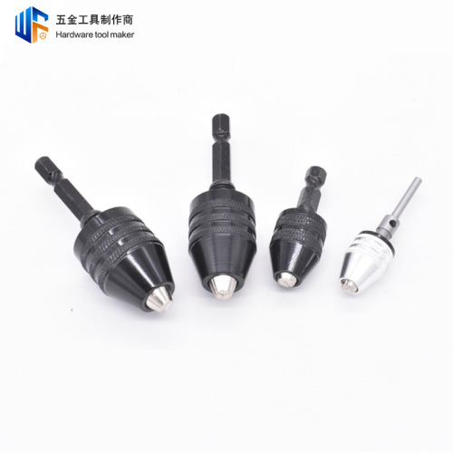 Hexagonal handle three-jaw chuck 0.3-8.0mm mini twist drill bit conversion tool electric grinder small chuck accessories