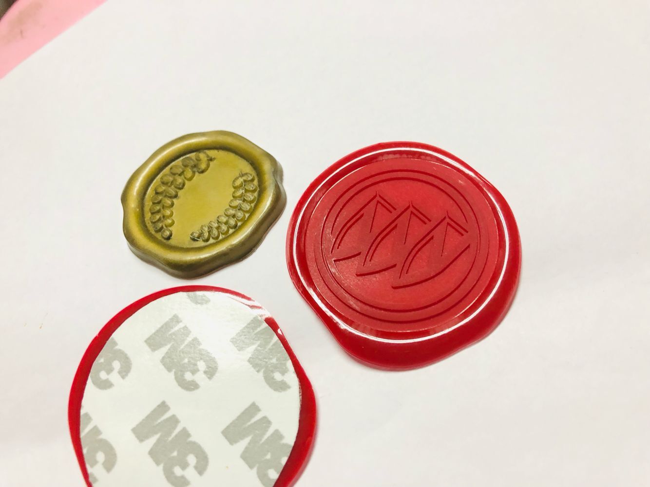 硅胶卡通pvc软胶火漆封蜡 金色红婚庆派对请柬 密封信函蜡片