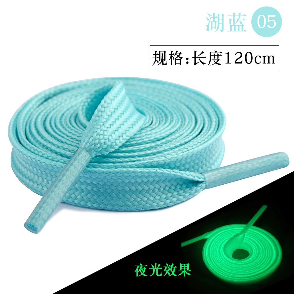 Glow-in-the-Dark Shoelaces, Fluorescent Trend, 50–120 cm, Multi-Color Fashion Laces