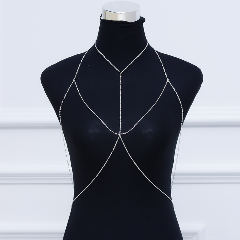 European And American Simple Sexy Cross Body Chain Integrated Chain Jewelry