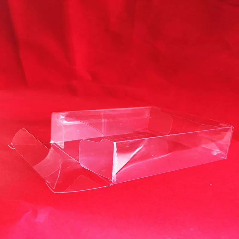 定制免费设计新款PET PP PVC透明防刮花折叠塑料包装盒可印LOGO