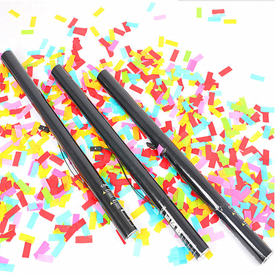 80CM Electronic gift cannon bar Atmosphere prop Electronics Salute Dedicated white colour fireworks display Salute