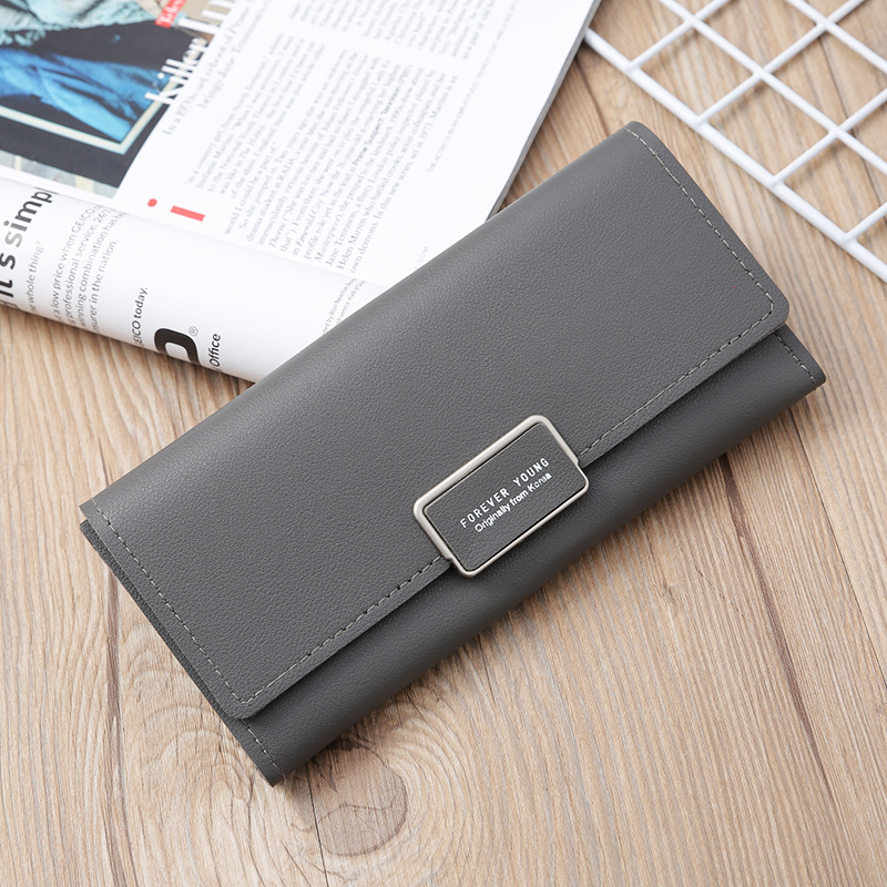 Korean Multi-card Metal Buckle Clutch Wholesale display picture 4