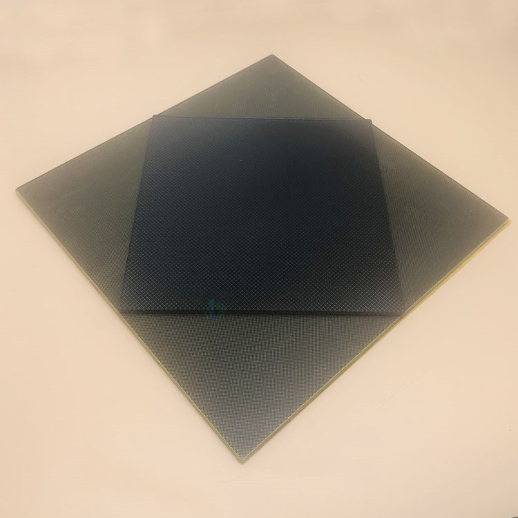3D打印热床晶格玻璃 240*240平台晶格玻璃 复合涂层圆形直径200mm
