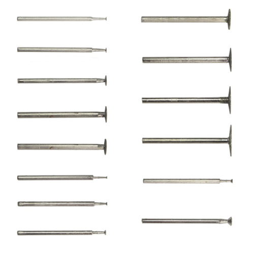 K-Needle Thin Sheet, Diamond-Grained Grinding Needle, T-Type Jadeite Rough Stone, Skin Removal, Polishing Head, Jade Carving Accessory Tool, Thin Slices