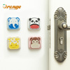 Ichiban Mute Fender Cartoon thickening metope After the door Fender Door handle Door lock Earthquake pad