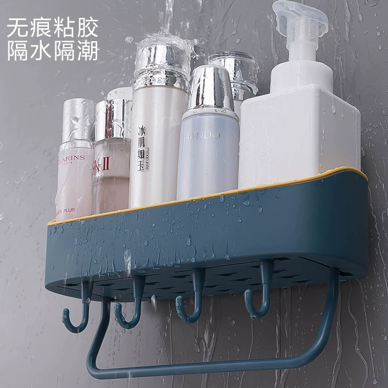 The bathroom wall -mounted bathroom storage rack is avoided.