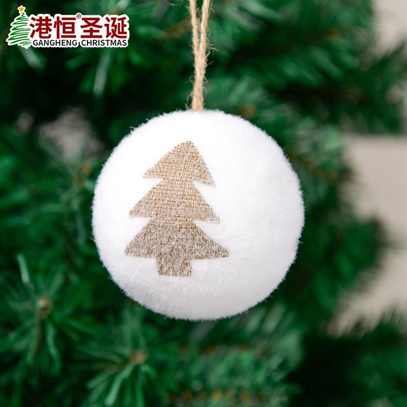 Bola de Navidad de espuma blanca de 8 cm, bola de decoración para árbol de Navidad, adorno colgante para ventana, suministros de decoración