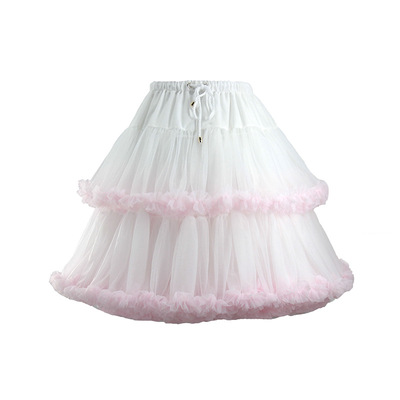 义乌厂家批发成人网纱蓬蓬裙 无骨裙撑软妹cosplay裙撑婚纱蓬蓬裙|ms